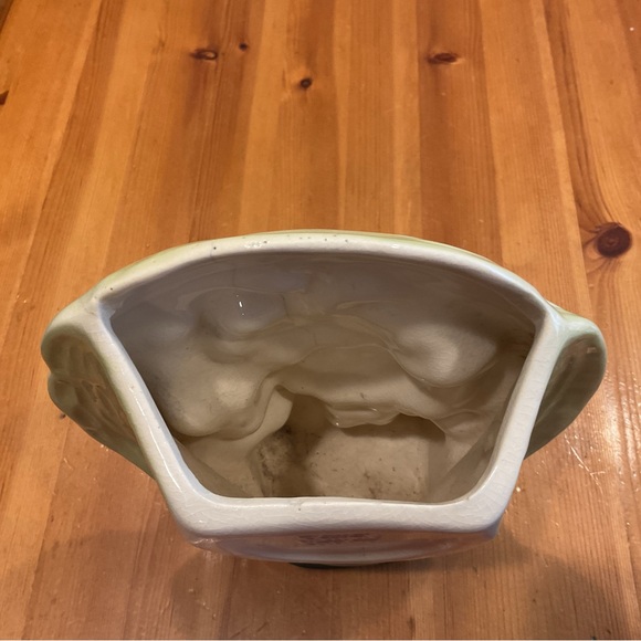 ROYAL COPLEY HEAD VASE VINTAGE BOY GREEN YELLOW LARGE MEXICAN SOMBRERO GIRL? - Picture 6 of 9